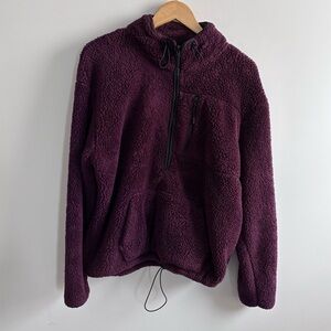 PINK Victoria's Secret Burgundy Sweater Womens Size Large